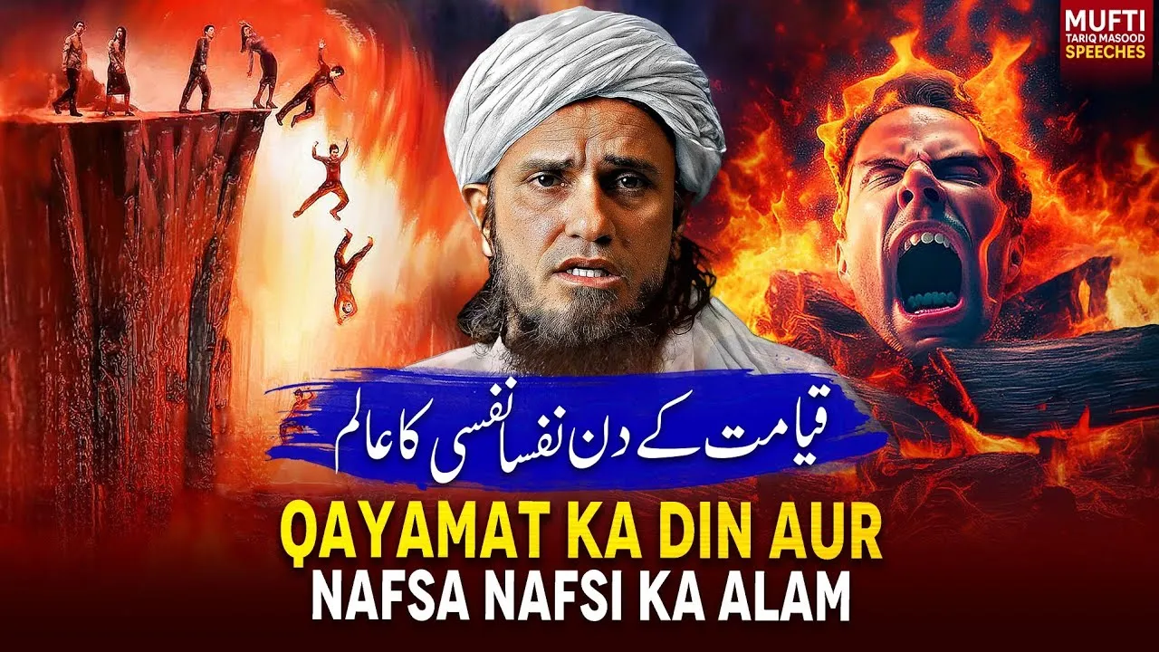 Qayamat ka Din Aur Nafsa Nafsi Ka Alam | Mufti Tariq Masood Speeches